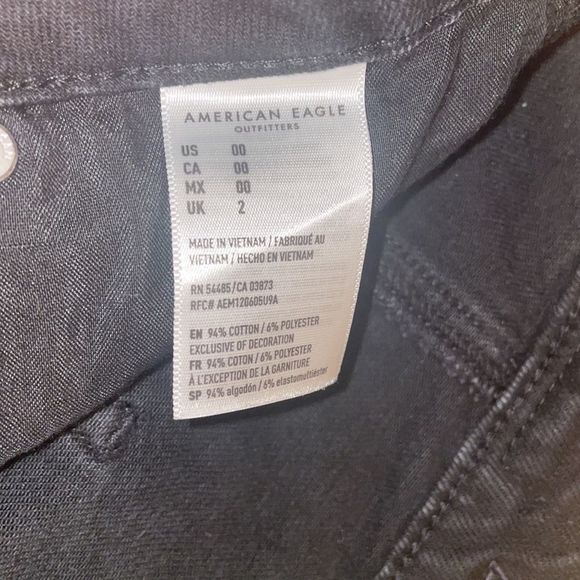 American Eagle Black Jean Skirt - Picture 2 of 3